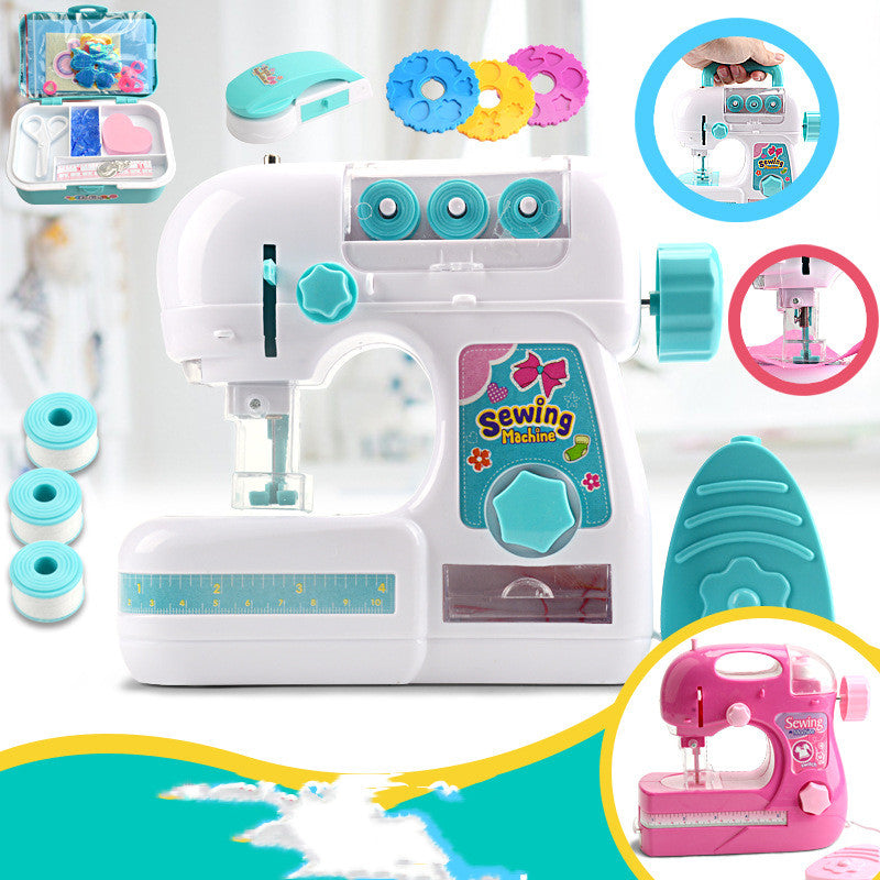 Girl Electric Sewing Machine Small Home Appliance Toy