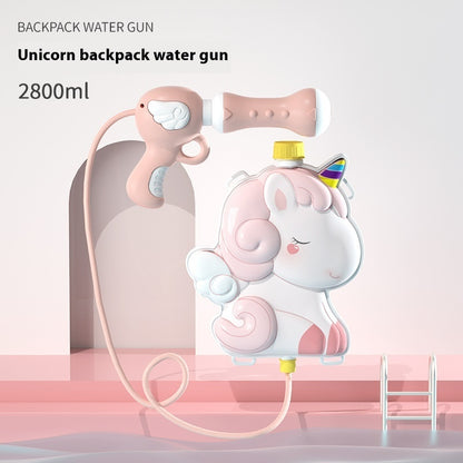 Children's Cartoon Backpack Water Gun Water Beach Toys