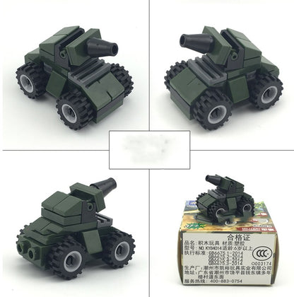 Assembling Building Blocks Combination Boys Military Educational Toys For Children