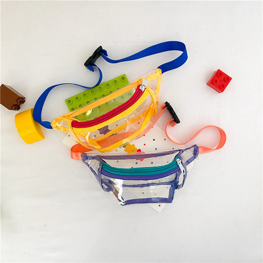 Children's Transparent Plastic Beach Jelly Waist Pack