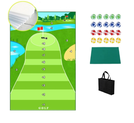 Golf Training Mat For Swing Parent-child Toys Ball Trace Directional Mat