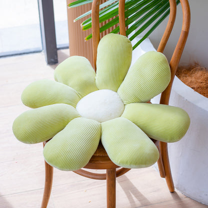 Small Daisy Flower Throw Pillow Cushion Floor Chair Cushion