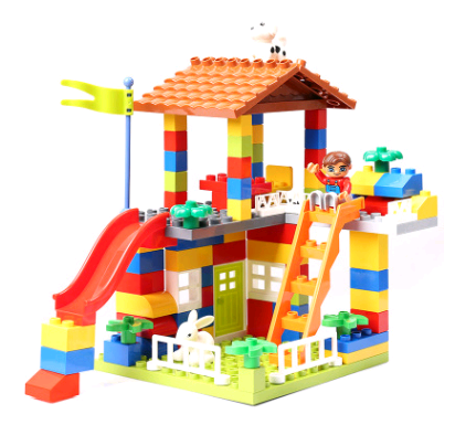 Children's puzzle building blocks, boys and girls, city baby, toys