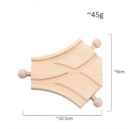 Beech Wood Track Train Toy Assembled