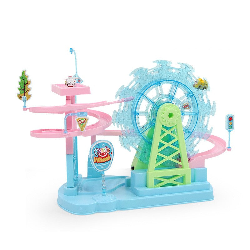 Electric Music Light Track Slide Children's Toys