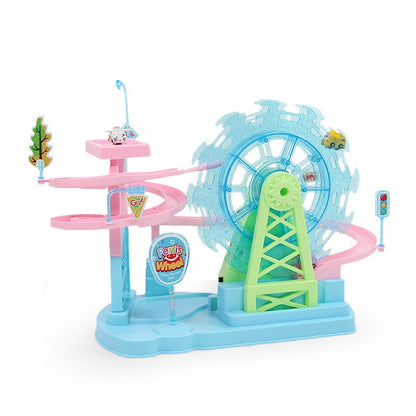 Electric Music Light Track Slide Children's Toys