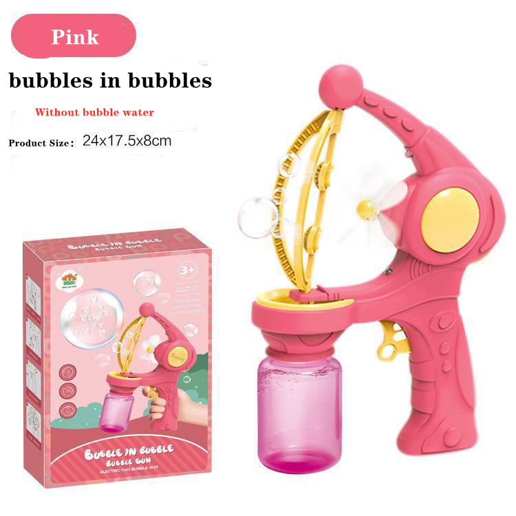 Automatic Toy Colorful Bubble Machine