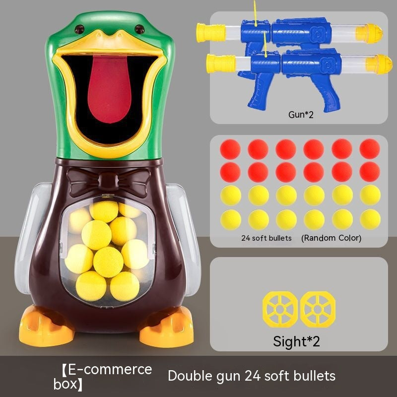 Interesting Soft Bullet Gun Score Target Duck Kids Shooting Toys