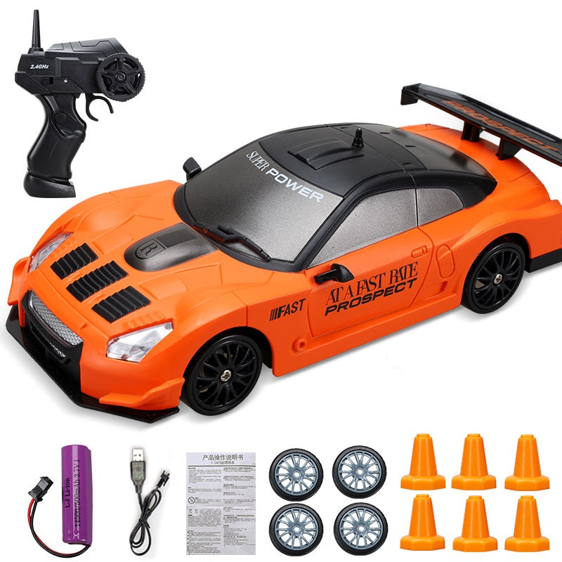 Charging Toy Remote Control Four-wheel Drive High-speed Drift Car