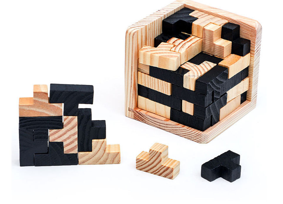 Hot Selling Wooden Puzzle Kongming Lock Luban Lock Toys