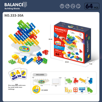 Balance Stacking Board Games Kids Adults Tower Block Toys