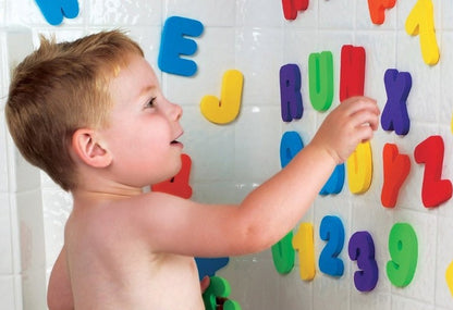 36 Pieces Letters Numbers Kids Baby Toy Early Educational Toy Tool Bath Toy