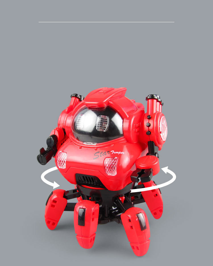 Electric Can Sing And Dance Hexapod Robot Light Music Toys For Boys And Girls