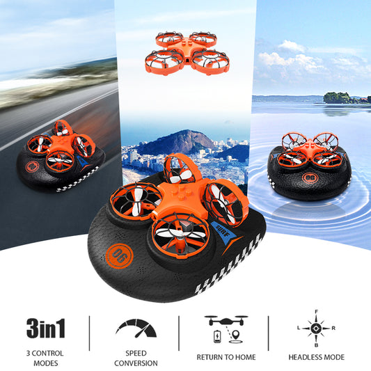 RC Boat Water Land And Air Four-Axis  Hovercraft Three-in-one