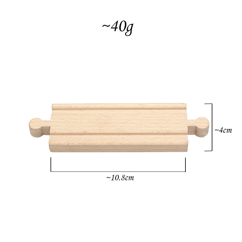 Beech Wood Track Train Toy Assembled