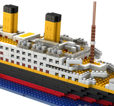 Titanic Mini Assembled Building Blocks Children's Educational Toys