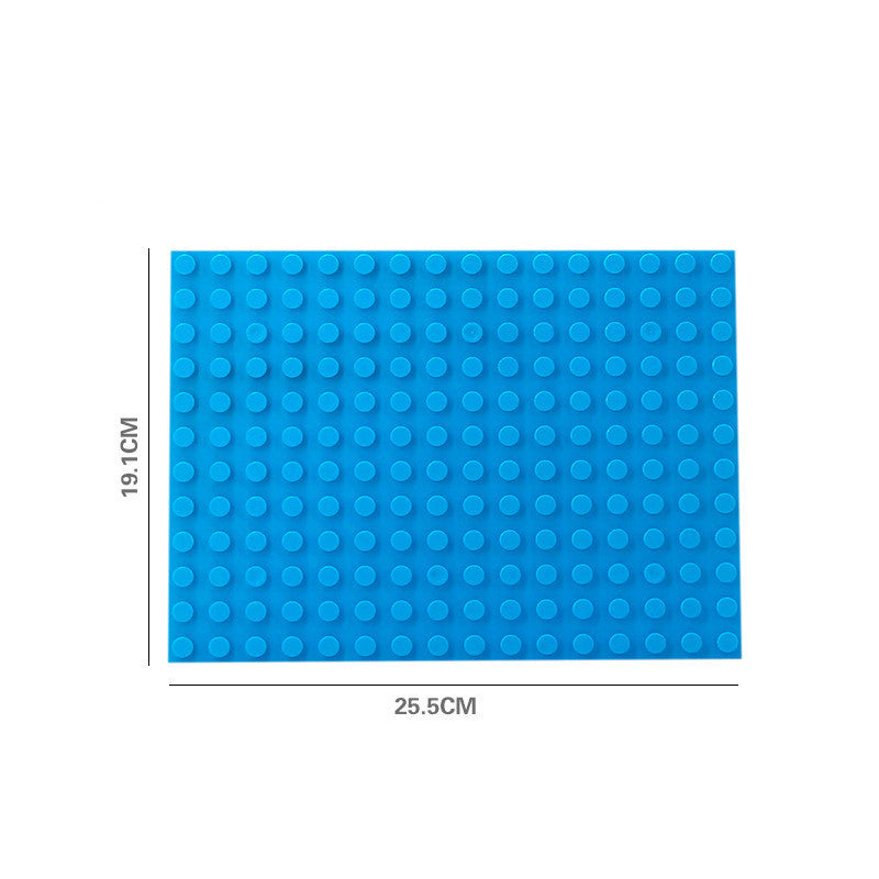 Large particle building block bottom plate 12X6 particles