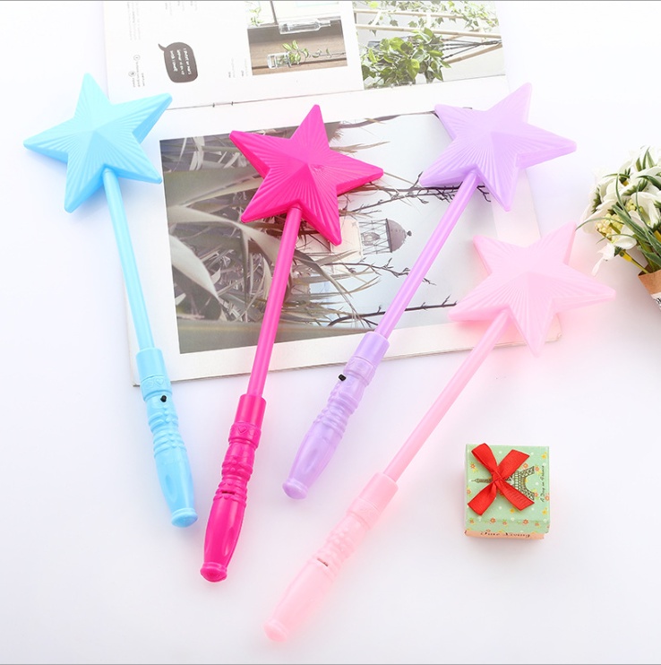 Children Illuminated Toys Five-pointed Star Stick Stars