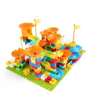 Children's Assembling Ball Chute Building Block Toy