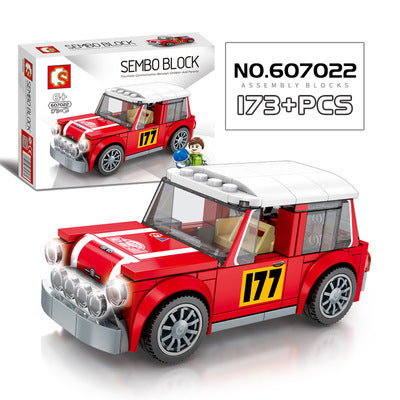 Building Blocks Car Story City Racing Children's Educational Toys