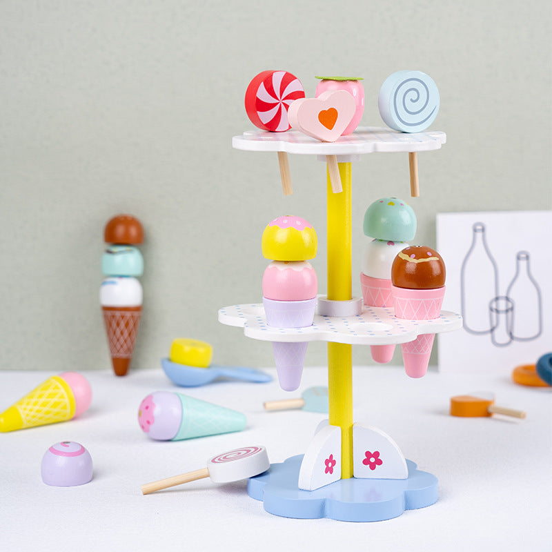 Ice Cream Dessert Cake Stand Simulation Play House Toys