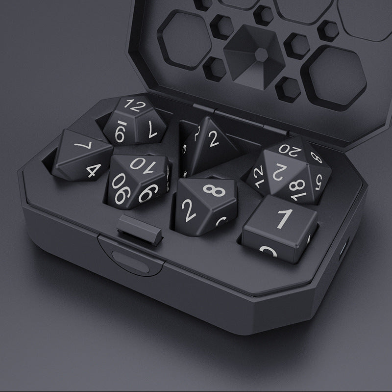 Colorful Multi-Face Electronic Toy Glowing Dice Set