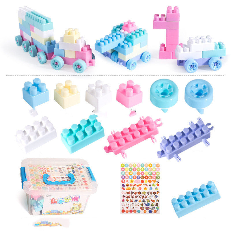 Plastic Building Blocks 1-3-6 Years Old Boys And Girls Children's Science And Education Toys