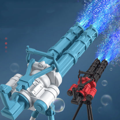 Super Big Double-Tube Bubble Gun Machine Outdoor Blowing Soap