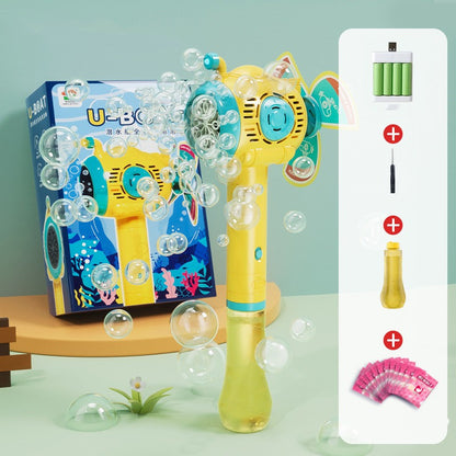 Fashion Personality Bubble Blowing Machine Toys