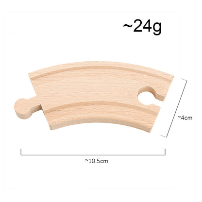 Beech Wood Track Train Toy Assembled