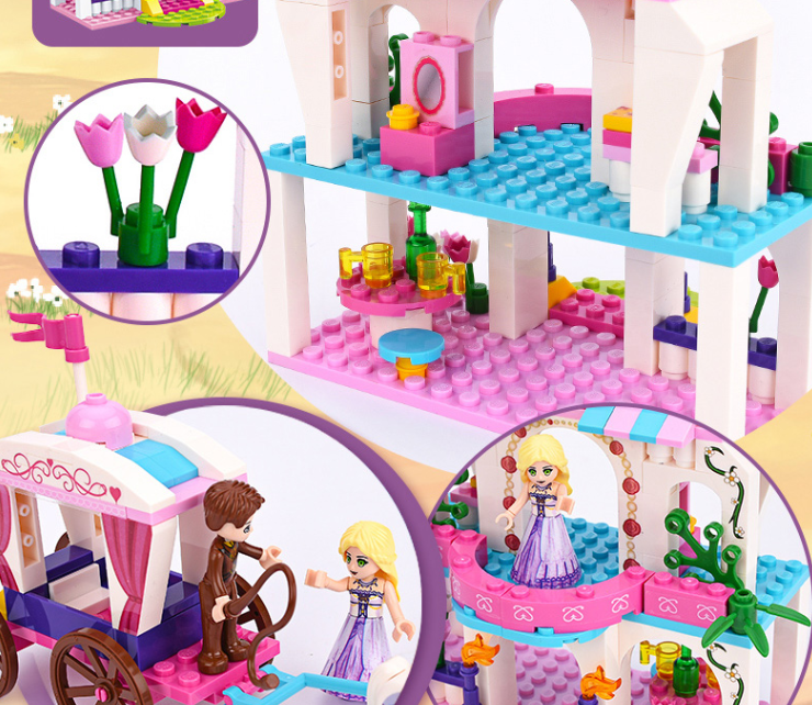 Princess series assembled toys