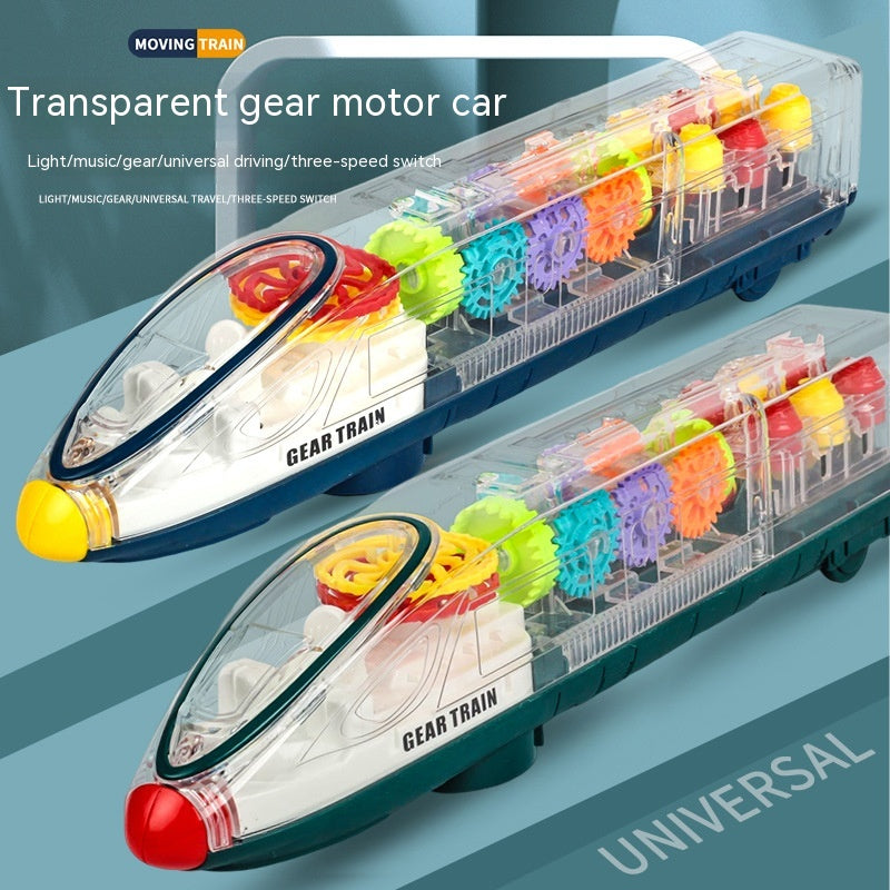 Transparent Gear Motor Car CRH Harmony Electric Universal Light