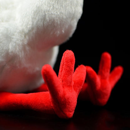 Cute Simulation Model Of Super Cute Crested Ibis Plush Toy