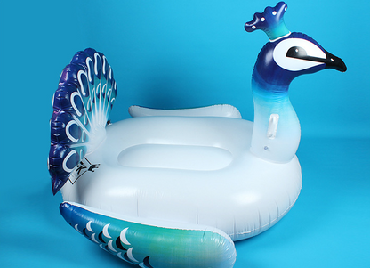 Giant Peacocks Pool Float Inflatable Mattress For Beach Swimming