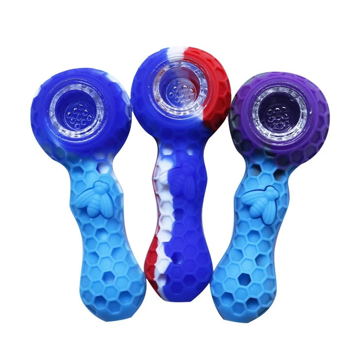 Environmentally friendly silicone honeycomb pipe