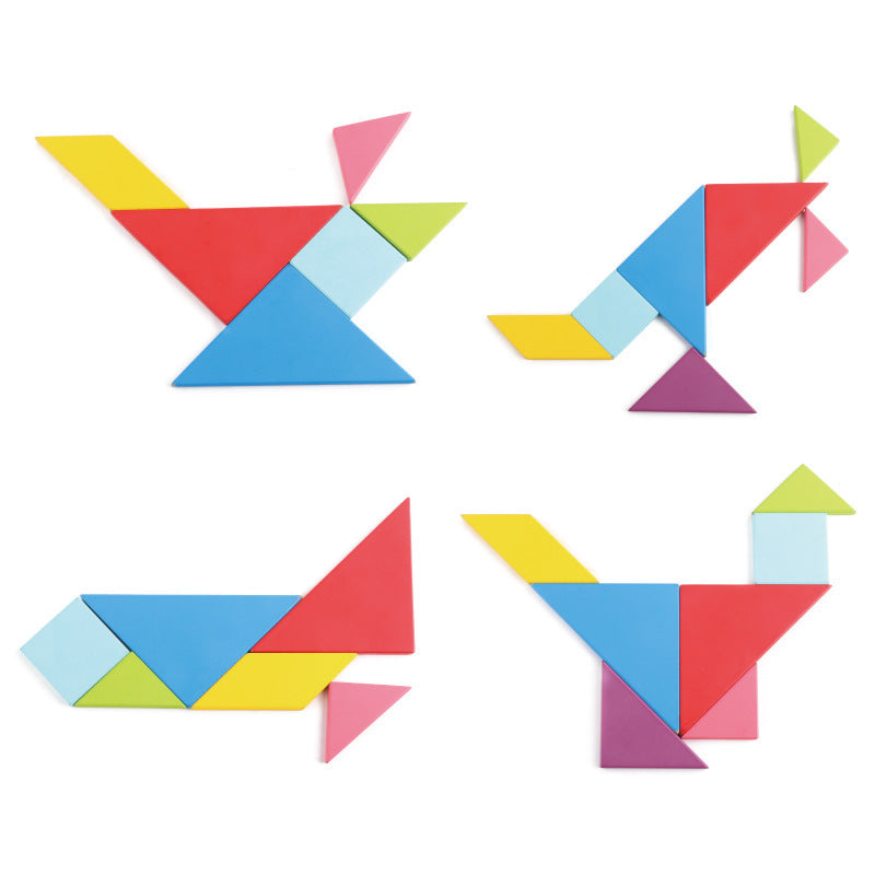 Color tangram educational toys