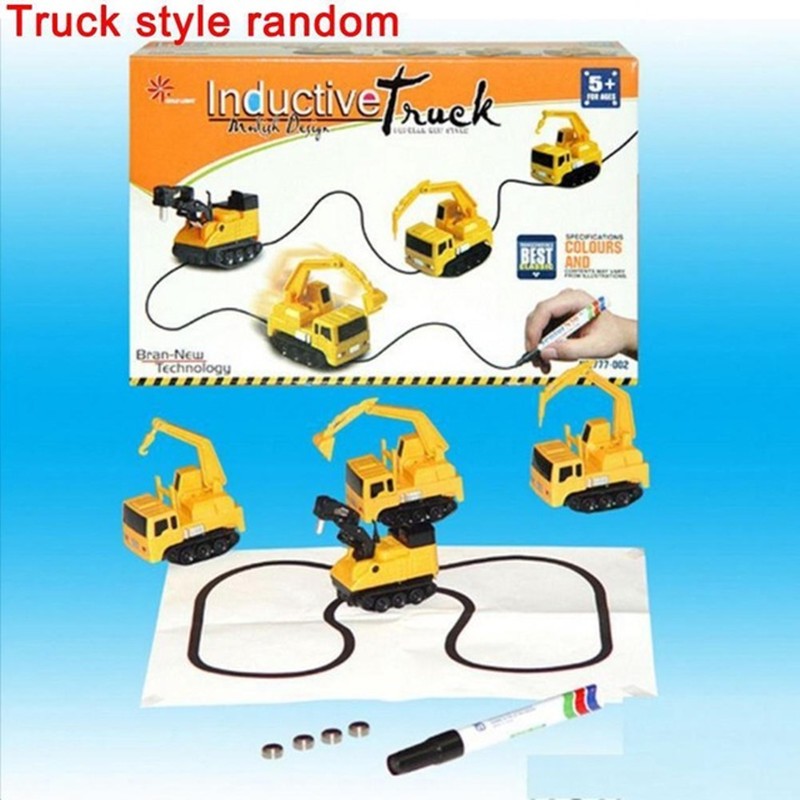 Engineering Vehicles MINI Magic Pen Inductive Children's Truck Tank