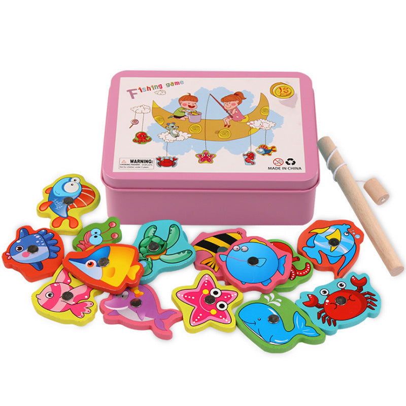 Magnetic fishing toys for children