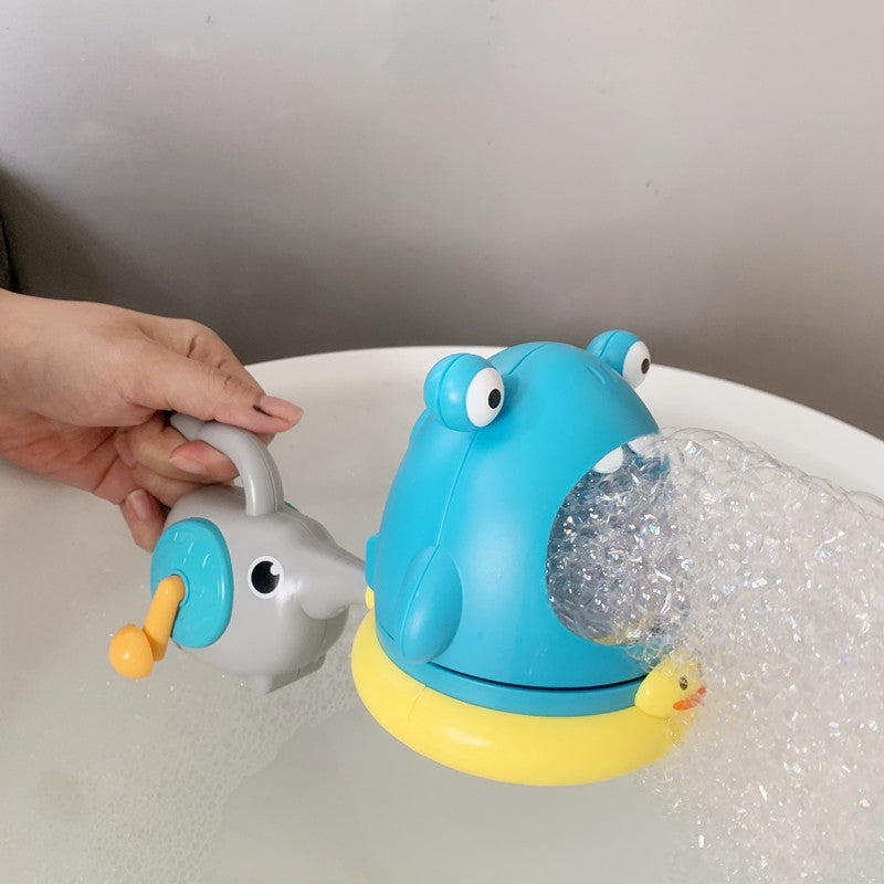 Bubble Machine Baby Bath Toy Pool Foam Making Machine