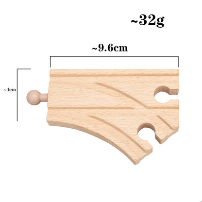 Beech Wood Track Train Toy Assembled