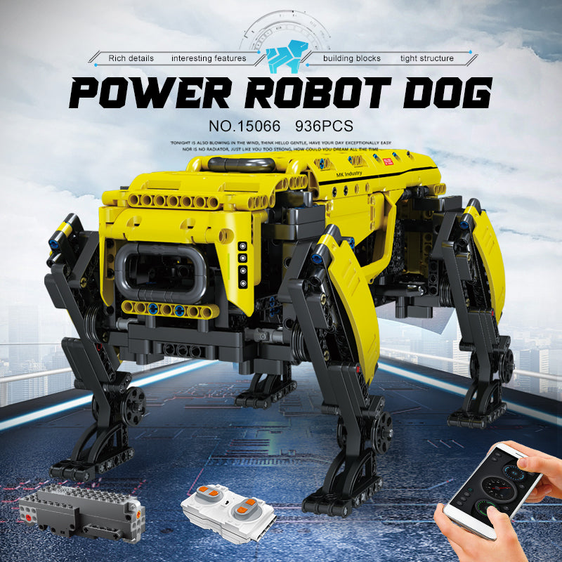 Mechanical Electric Robot Dog Remote Control Puzzle Assembly Model