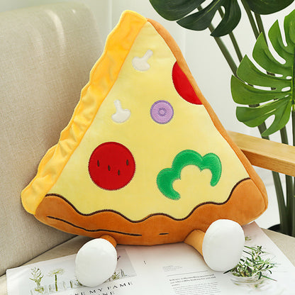 Pizza Burger Plush Toy Pillow