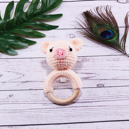 Animal Newborn Soothing Toy Rattle