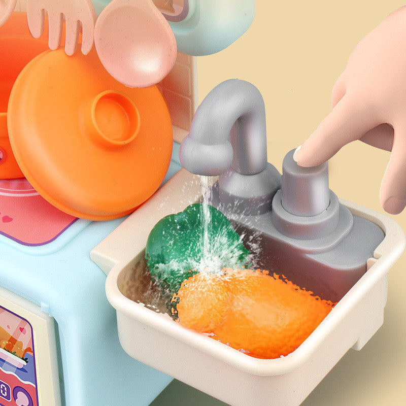 Children's Kitchen Play House Toys Spray Water