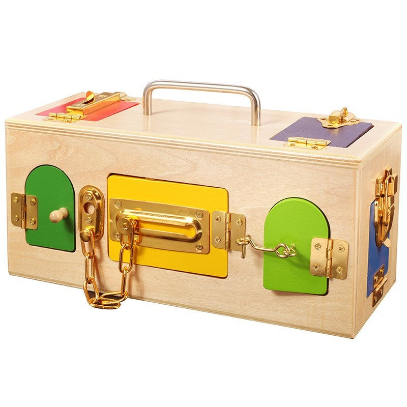 Lock box children's educational baby learning to unlock toys