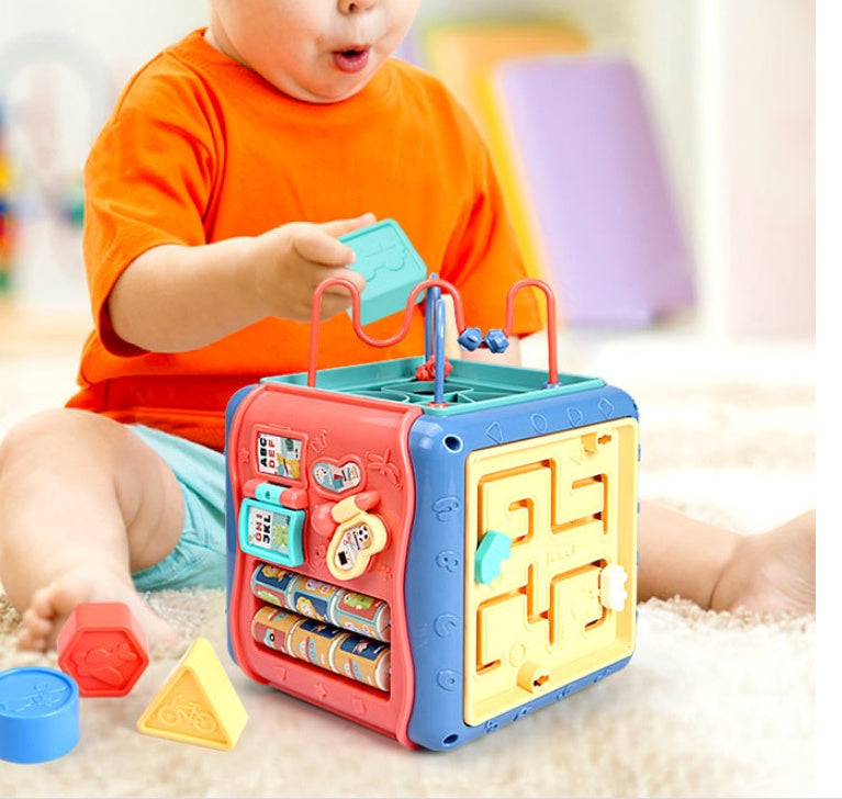 Six-Sided Box Of Baby Toys