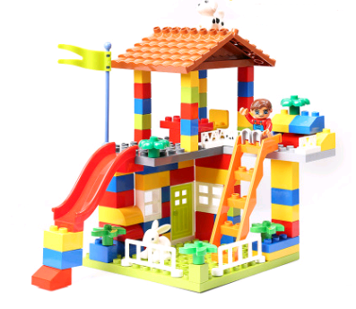 Children's puzzle building blocks, boys and girls, city baby, toys