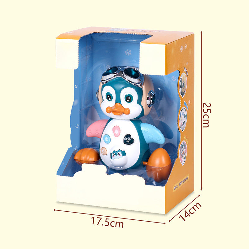 Electric Dancing Penguin Walking Pet Animal Model Toys