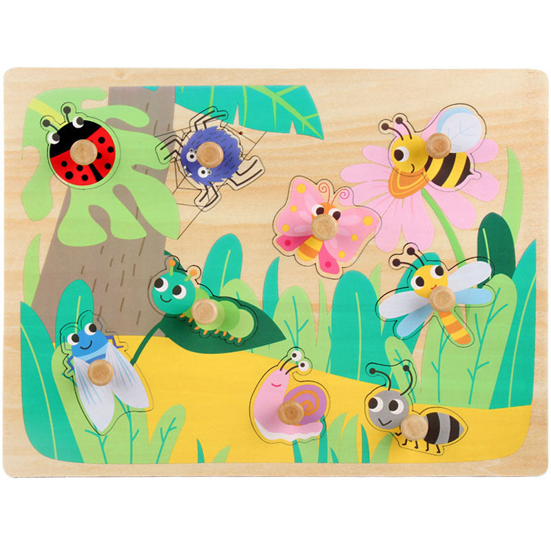 Children's wooden puzzle educational toys