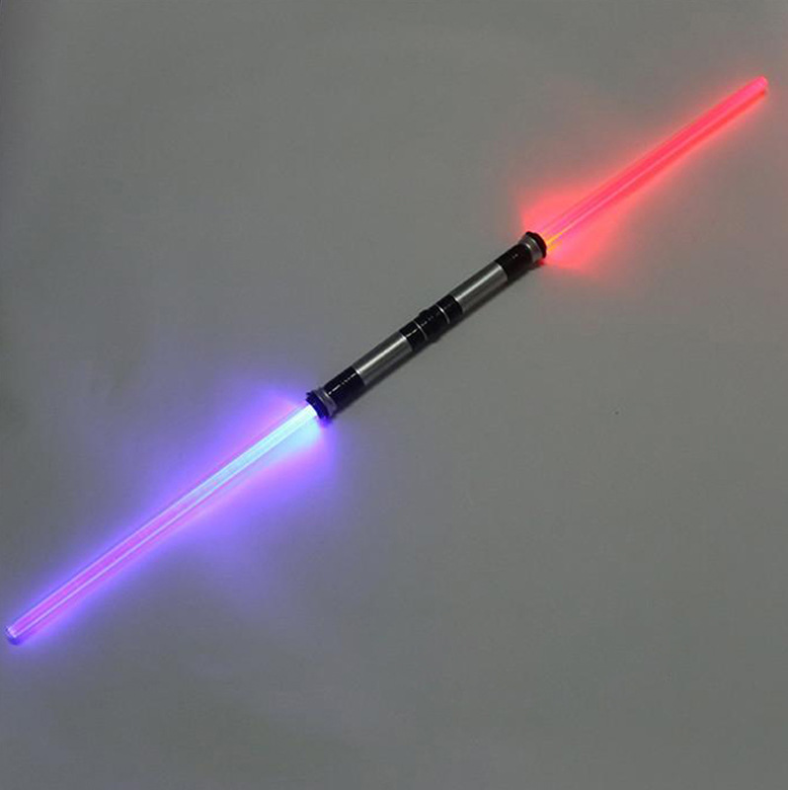 Laser Toy With Sound Laser Darth Vader Sword Cosplay Bow Toy Double Lightsaber